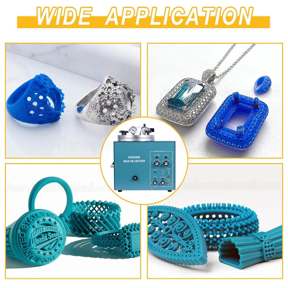 3KG Digital Jewelry Vacuum Wax Injector Machine with Temperature Control